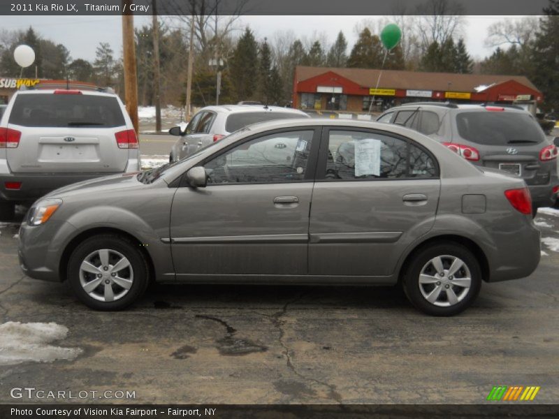 Titanium / Gray 2011 Kia Rio LX