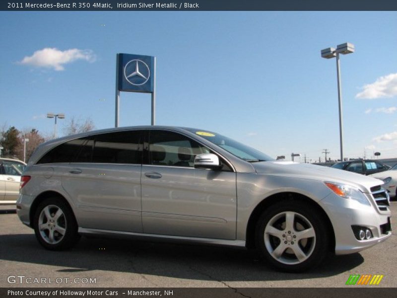 Iridium Silver Metallic / Black 2011 Mercedes-Benz R 350 4Matic