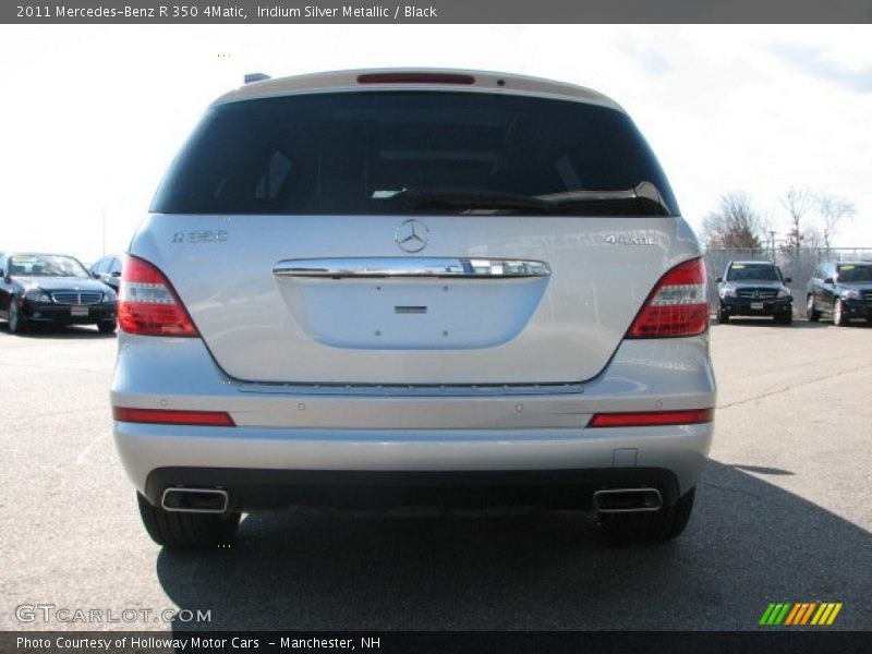 Iridium Silver Metallic / Black 2011 Mercedes-Benz R 350 4Matic