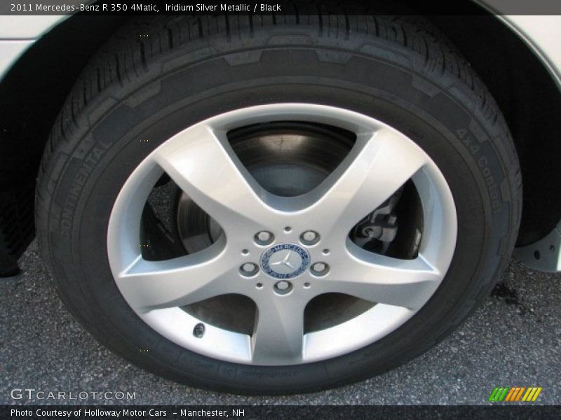 Iridium Silver Metallic / Black 2011 Mercedes-Benz R 350 4Matic