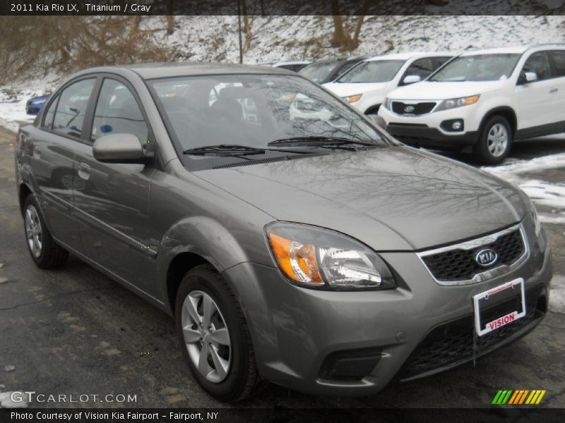 Titanium / Gray 2011 Kia Rio LX