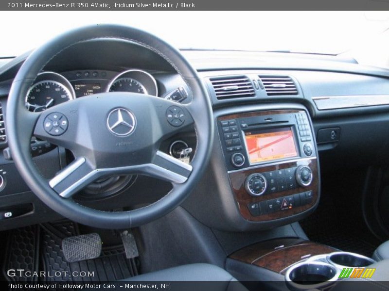 Iridium Silver Metallic / Black 2011 Mercedes-Benz R 350 4Matic