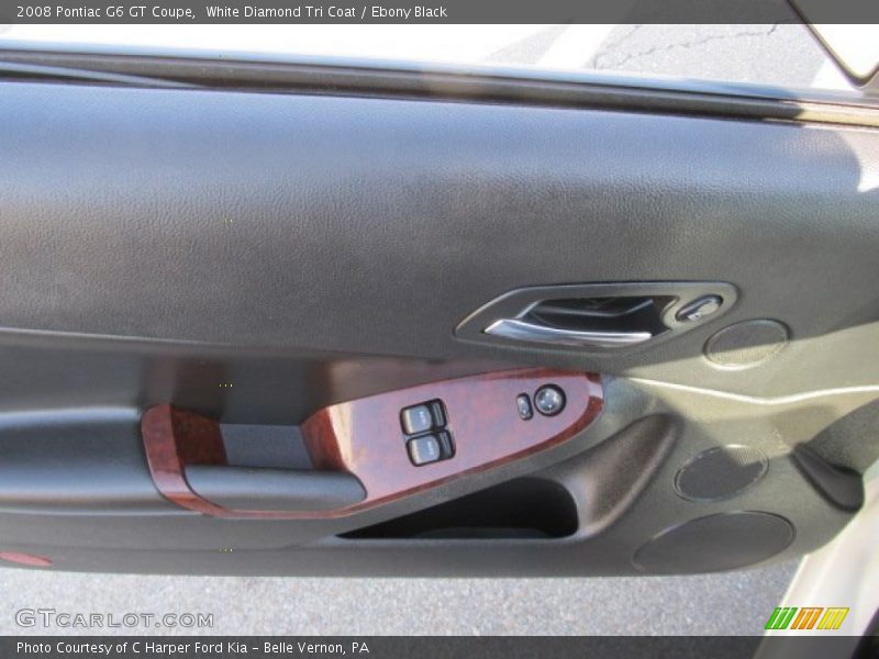 White Diamond Tri Coat / Ebony Black 2008 Pontiac G6 GT Coupe