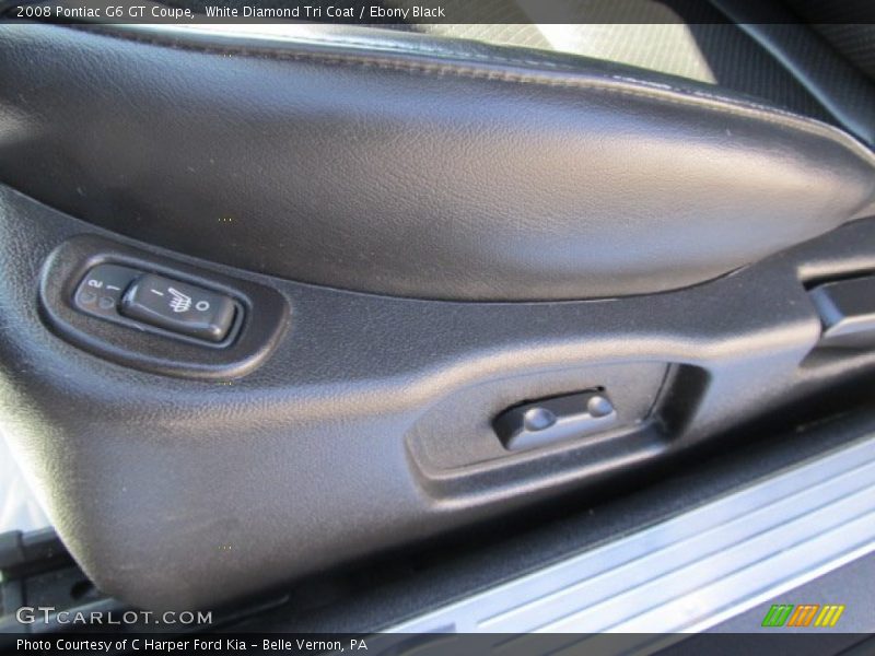White Diamond Tri Coat / Ebony Black 2008 Pontiac G6 GT Coupe