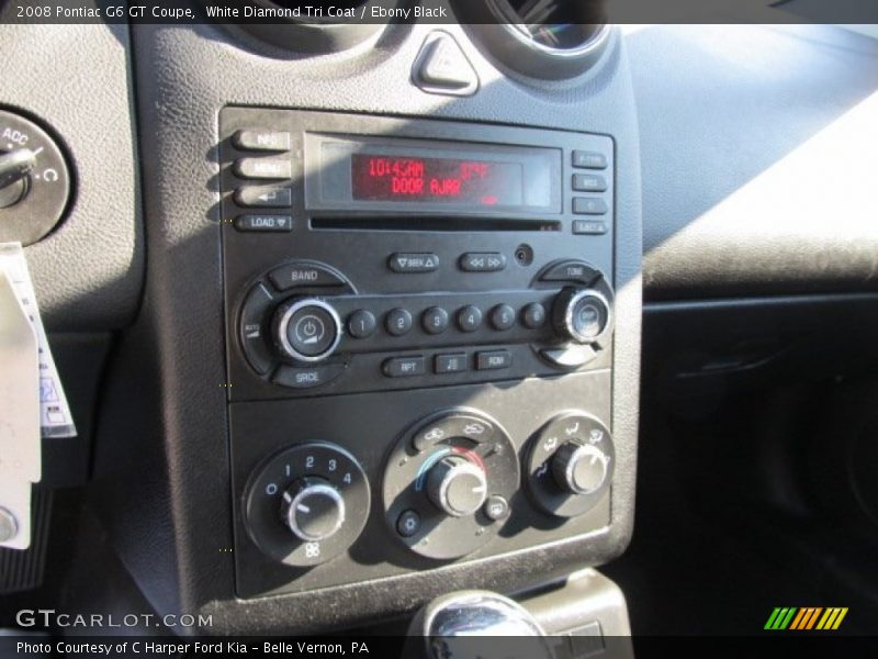 White Diamond Tri Coat / Ebony Black 2008 Pontiac G6 GT Coupe