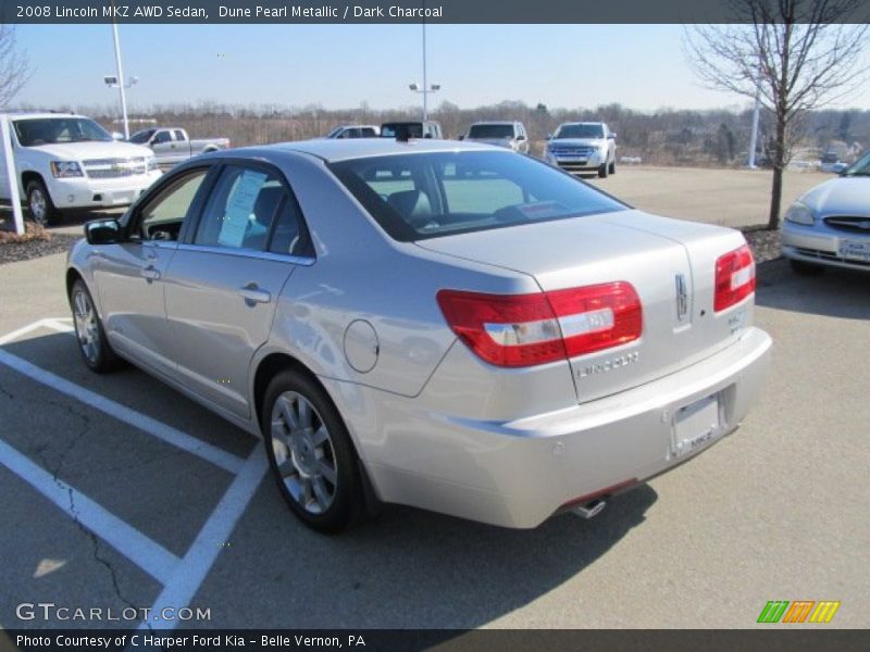 Dune Pearl Metallic / Dark Charcoal 2008 Lincoln MKZ AWD Sedan