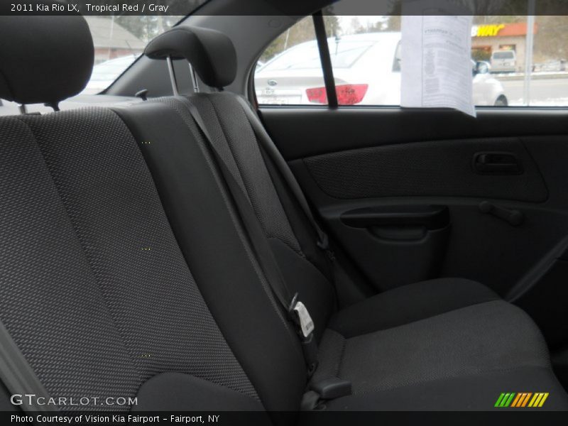 Tropical Red / Gray 2011 Kia Rio LX