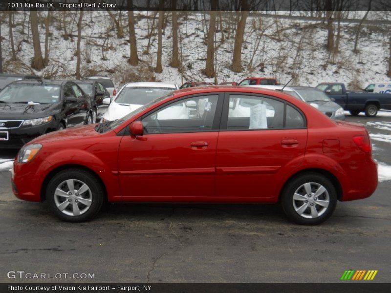  2011 Rio LX Tropical Red