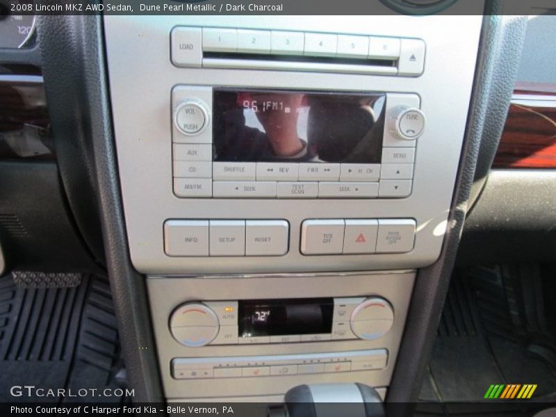 Dune Pearl Metallic / Dark Charcoal 2008 Lincoln MKZ AWD Sedan