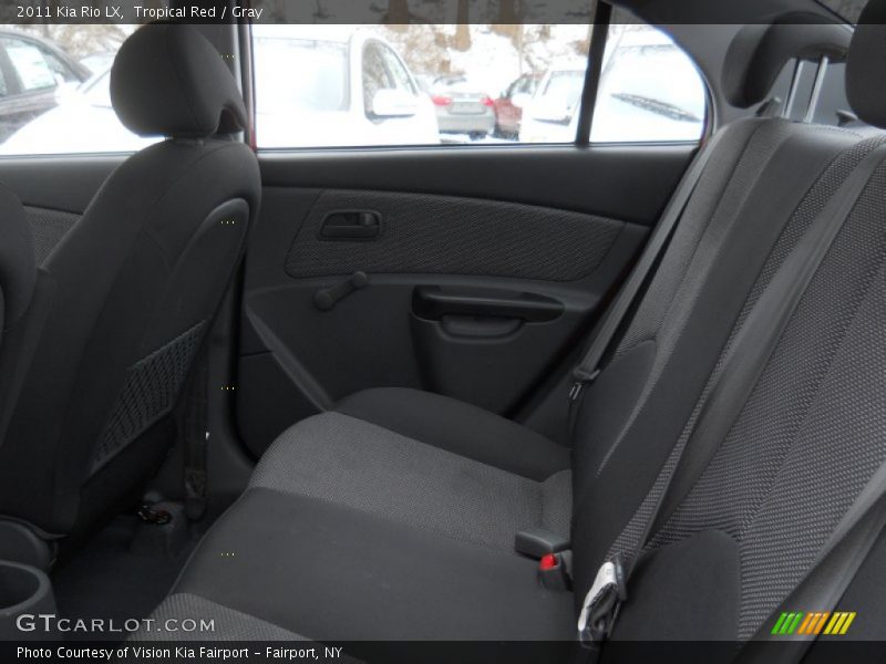 Tropical Red / Gray 2011 Kia Rio LX