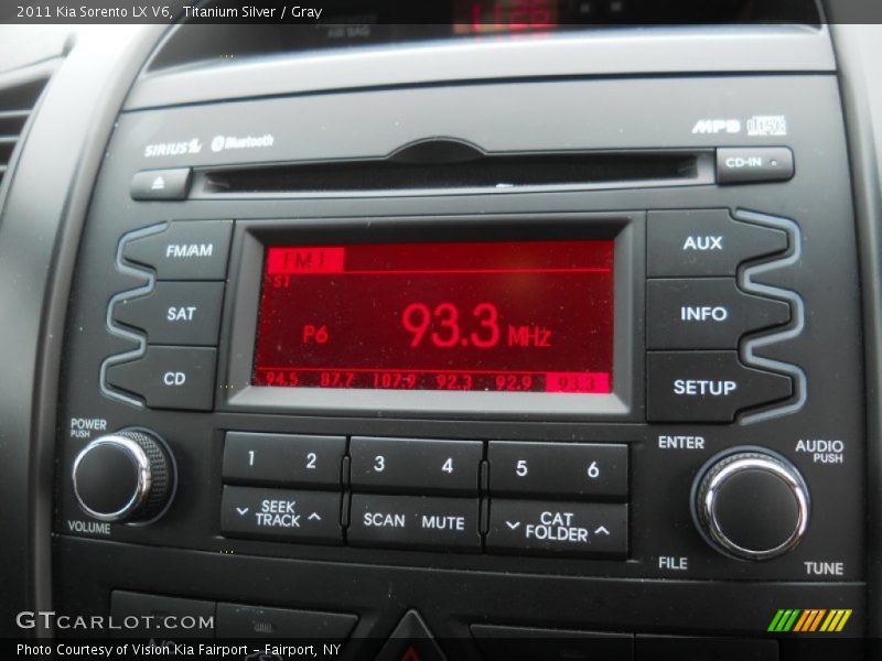Titanium Silver / Gray 2011 Kia Sorento LX V6