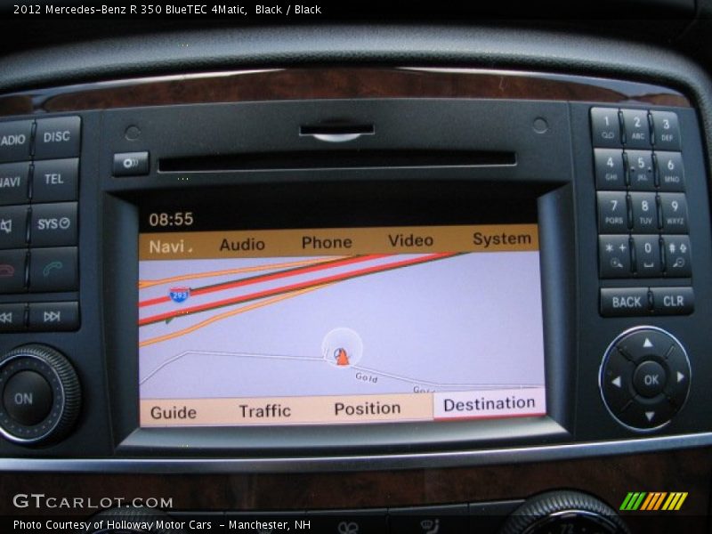 Navigation of 2012 R 350 BlueTEC 4Matic