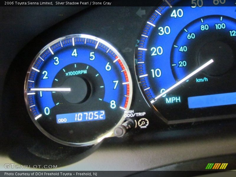 Silver Shadow Pearl / Stone Gray 2006 Toyota Sienna Limited