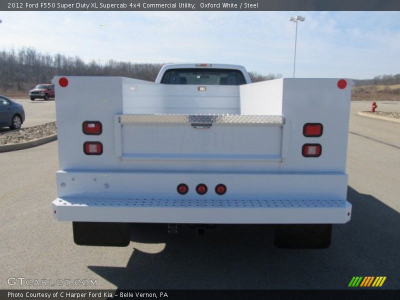 Oxford White / Steel 2012 Ford F550 Super Duty XL Supercab 4x4 Commercial Utility