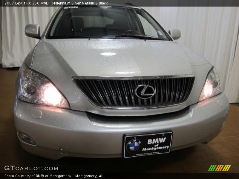 Millennium Silver Metallic / Black 2007 Lexus RX 350 AWD