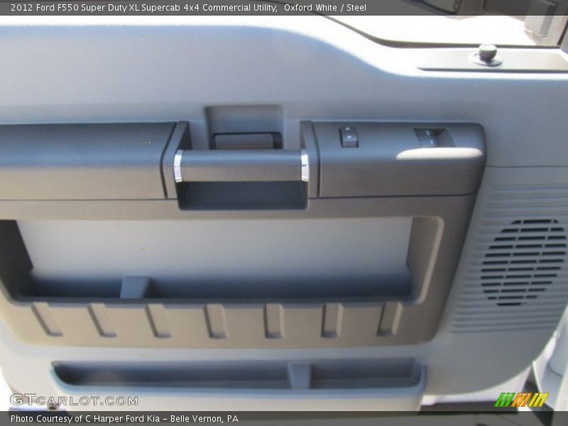 Oxford White / Steel 2012 Ford F550 Super Duty XL Supercab 4x4 Commercial Utility