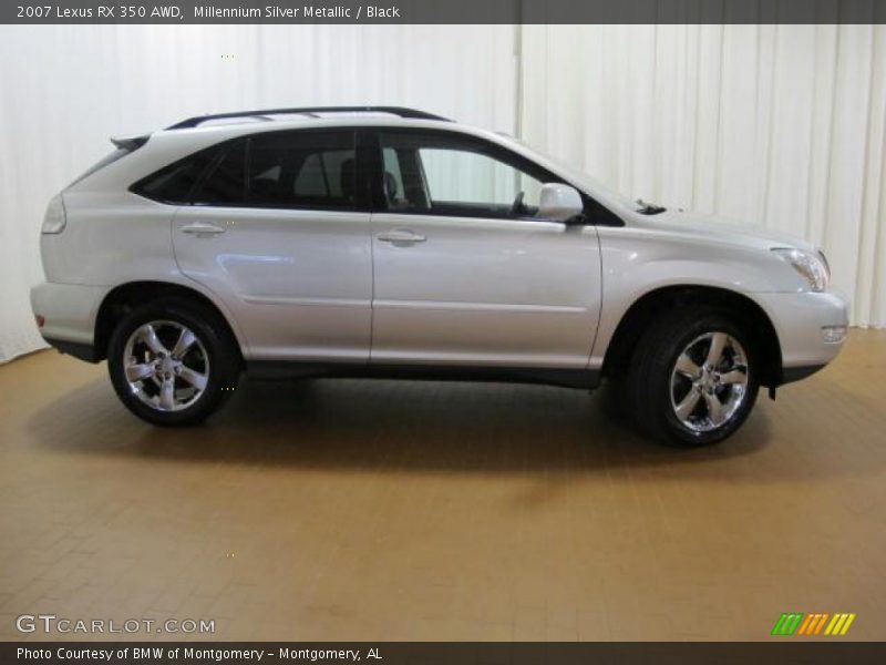 Millennium Silver Metallic / Black 2007 Lexus RX 350 AWD