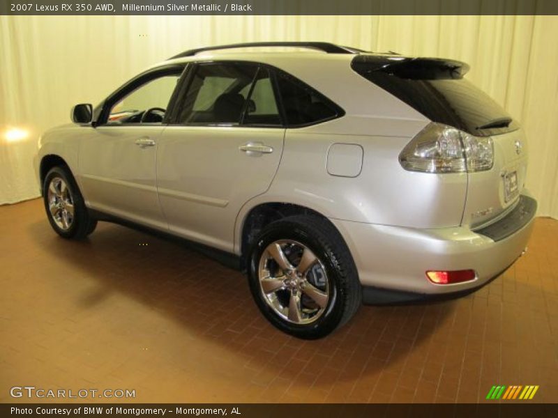 Millennium Silver Metallic / Black 2007 Lexus RX 350 AWD