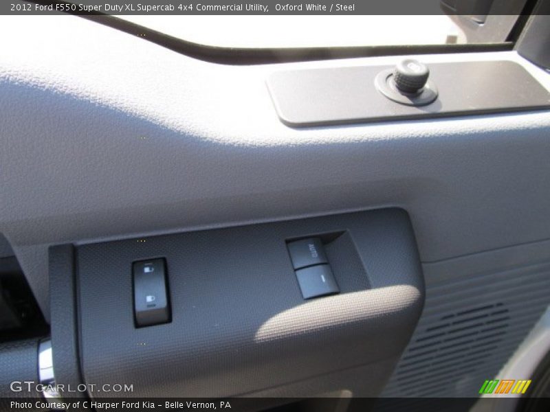 Oxford White / Steel 2012 Ford F550 Super Duty XL Supercab 4x4 Commercial Utility