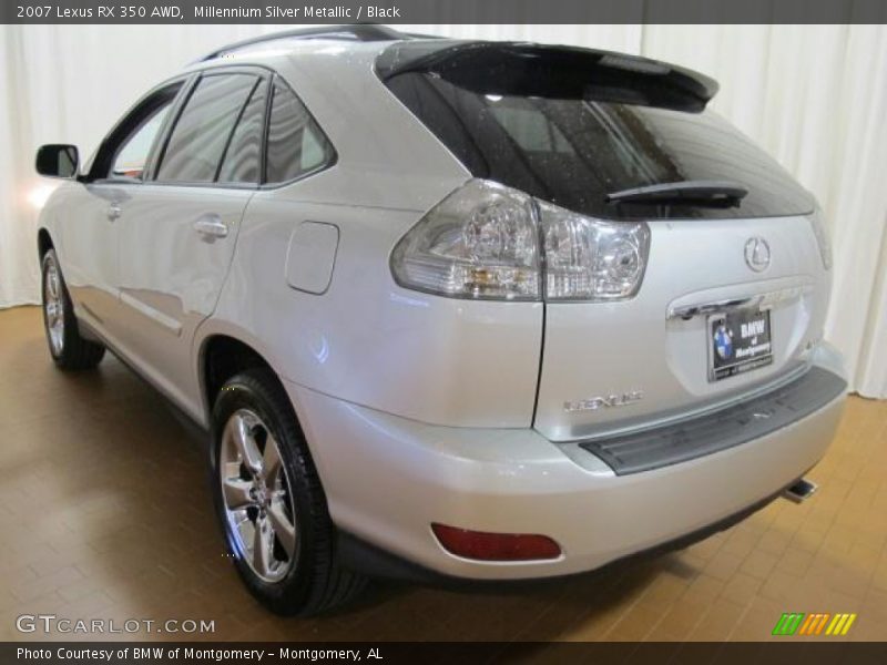 Millennium Silver Metallic / Black 2007 Lexus RX 350 AWD