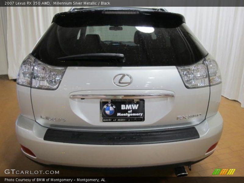 Millennium Silver Metallic / Black 2007 Lexus RX 350 AWD