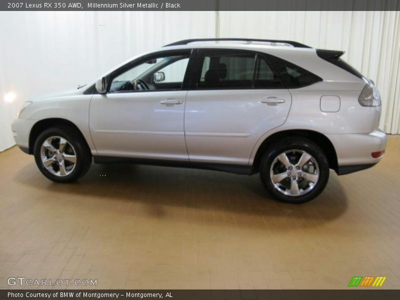 Millennium Silver Metallic / Black 2007 Lexus RX 350 AWD
