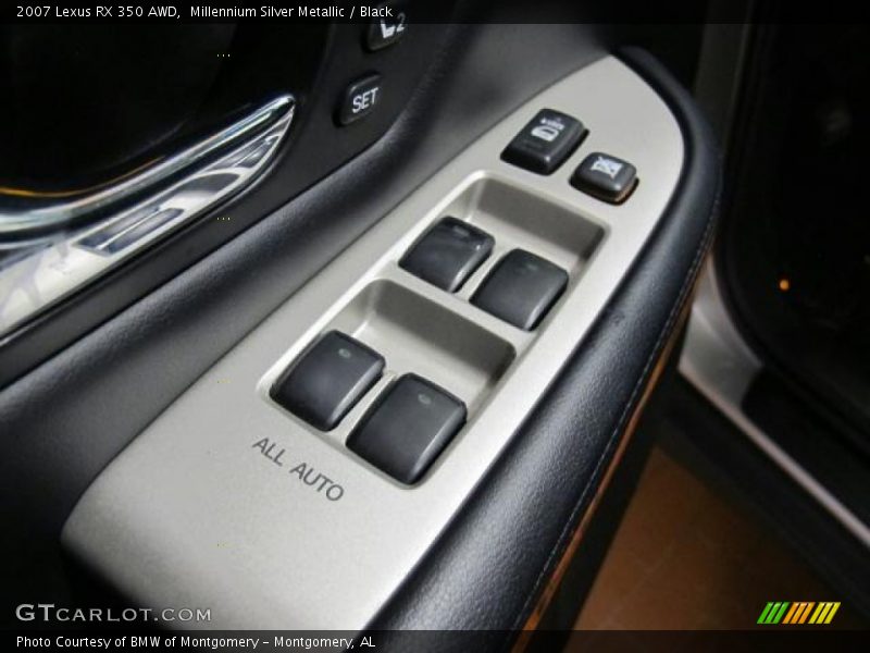 Millennium Silver Metallic / Black 2007 Lexus RX 350 AWD