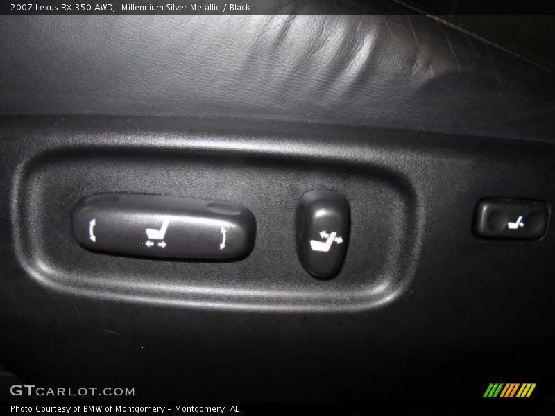 Millennium Silver Metallic / Black 2007 Lexus RX 350 AWD