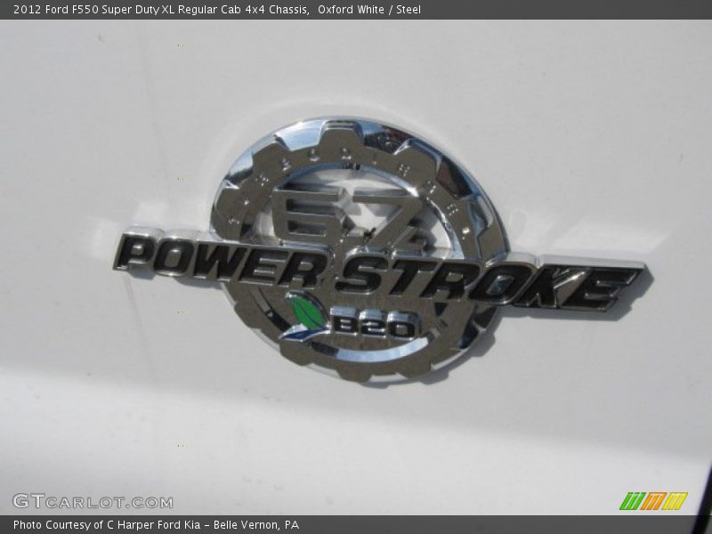 Oxford White / Steel 2012 Ford F550 Super Duty XL Regular Cab 4x4 Chassis