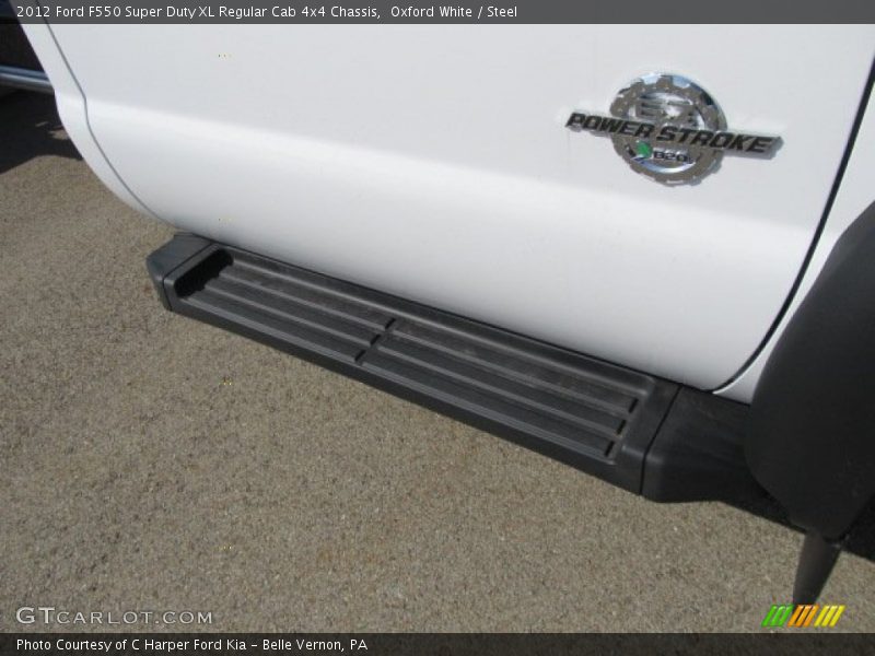 Oxford White / Steel 2012 Ford F550 Super Duty XL Regular Cab 4x4 Chassis