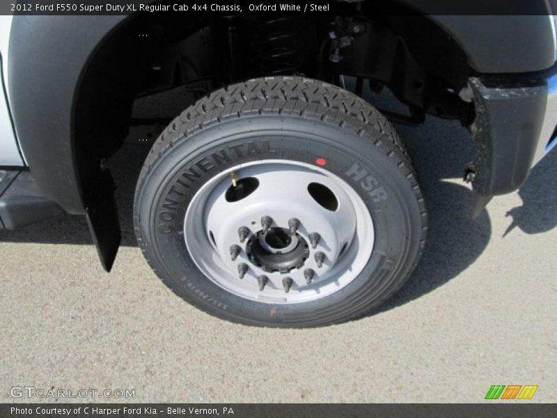  2012 F550 Super Duty XL Regular Cab 4x4 Chassis Wheel