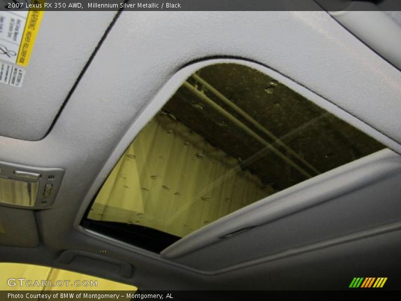 Millennium Silver Metallic / Black 2007 Lexus RX 350 AWD