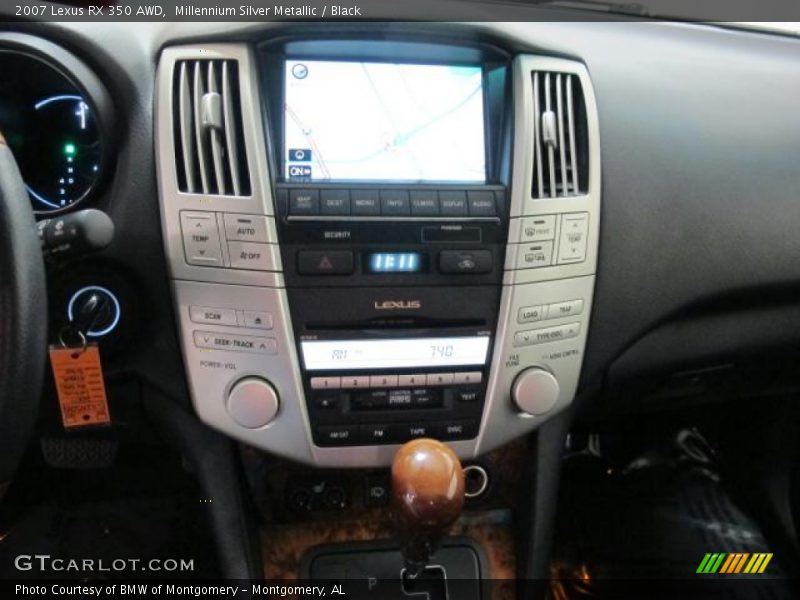 Millennium Silver Metallic / Black 2007 Lexus RX 350 AWD