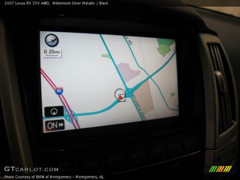 Millennium Silver Metallic / Black 2007 Lexus RX 350 AWD