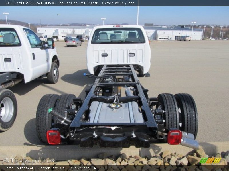 Oxford White / Steel 2012 Ford F550 Super Duty XL Regular Cab 4x4 Chassis