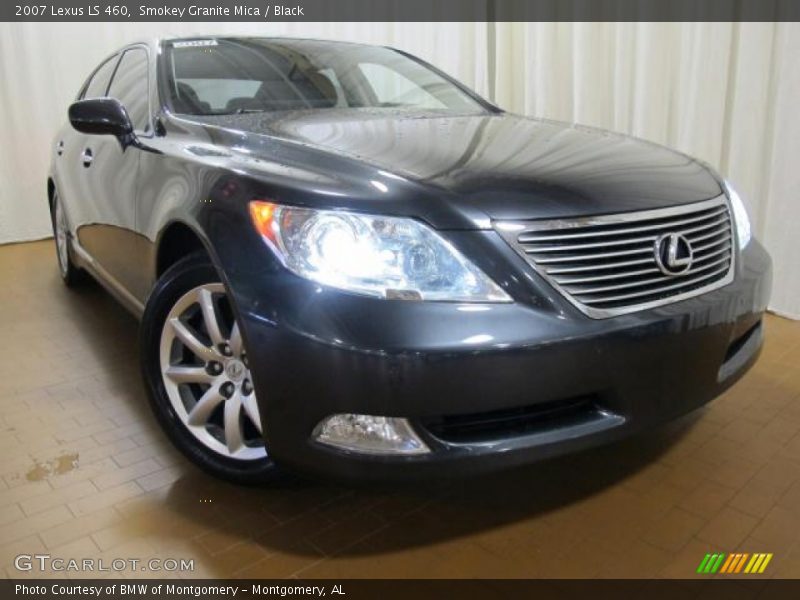 Smokey Granite Mica / Black 2007 Lexus LS 460