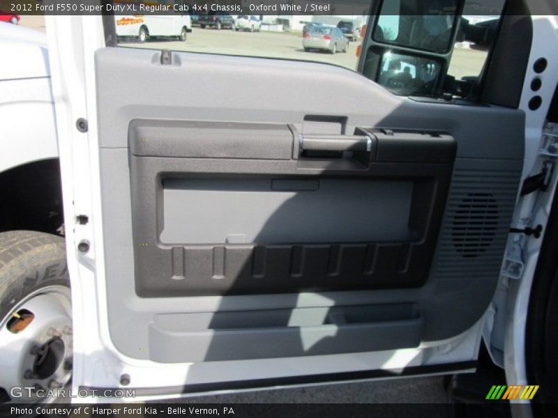 Oxford White / Steel 2012 Ford F550 Super Duty XL Regular Cab 4x4 Chassis