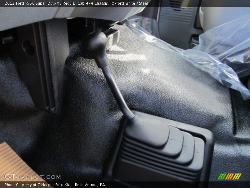 Oxford White / Steel 2012 Ford F550 Super Duty XL Regular Cab 4x4 Chassis