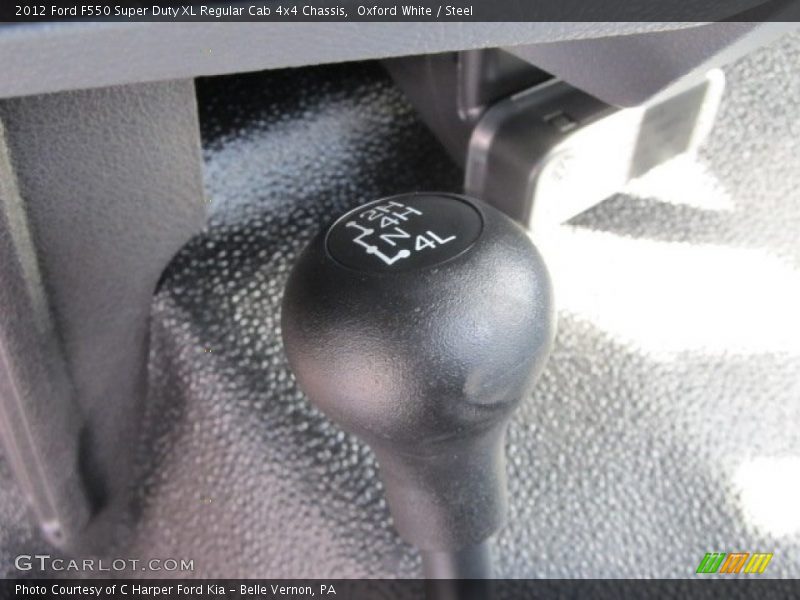 Oxford White / Steel 2012 Ford F550 Super Duty XL Regular Cab 4x4 Chassis
