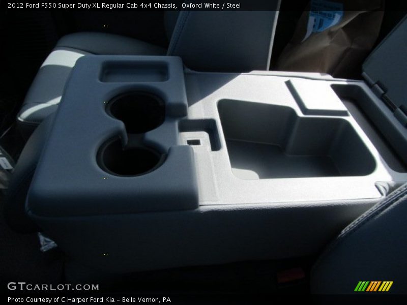 Oxford White / Steel 2012 Ford F550 Super Duty XL Regular Cab 4x4 Chassis