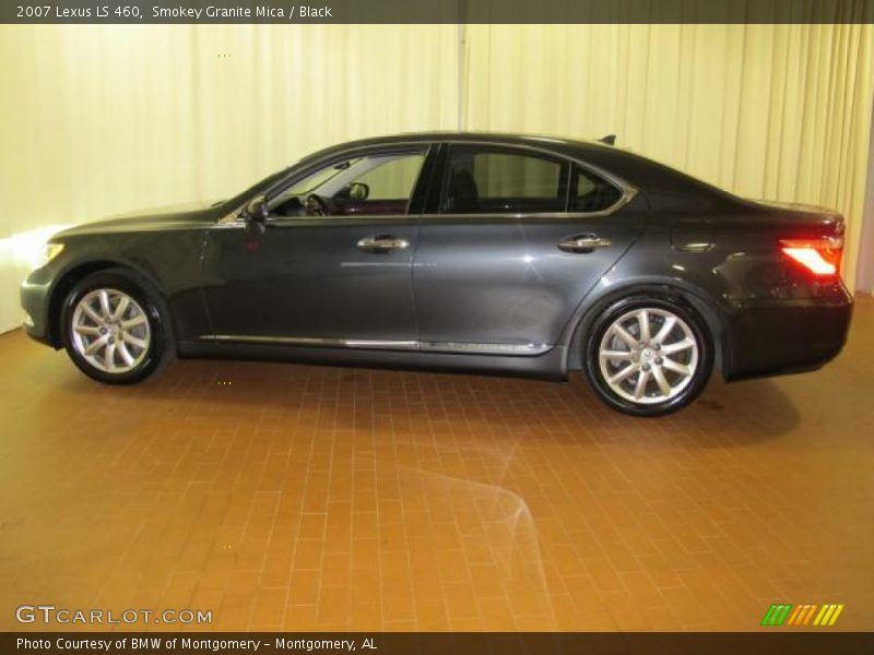 Smokey Granite Mica / Black 2007 Lexus LS 460
