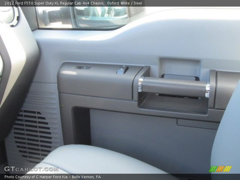 Oxford White / Steel 2012 Ford F550 Super Duty XL Regular Cab 4x4 Chassis