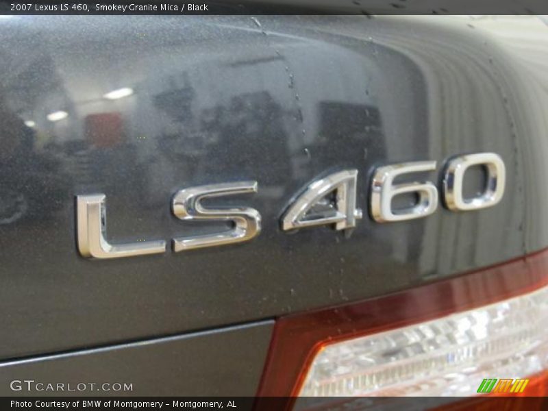 Smokey Granite Mica / Black 2007 Lexus LS 460