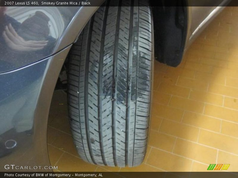 Smokey Granite Mica / Black 2007 Lexus LS 460