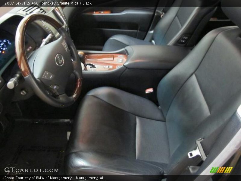 Smokey Granite Mica / Black 2007 Lexus LS 460