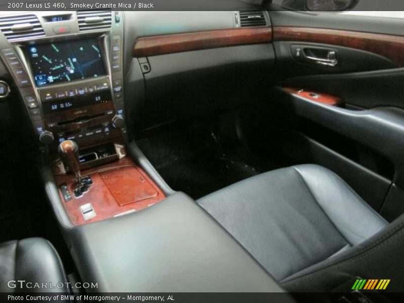 Smokey Granite Mica / Black 2007 Lexus LS 460