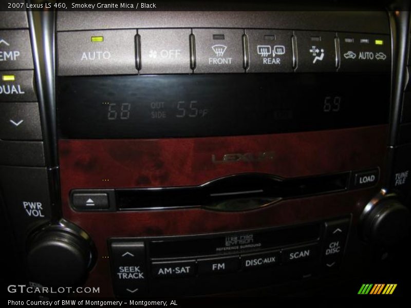 Smokey Granite Mica / Black 2007 Lexus LS 460