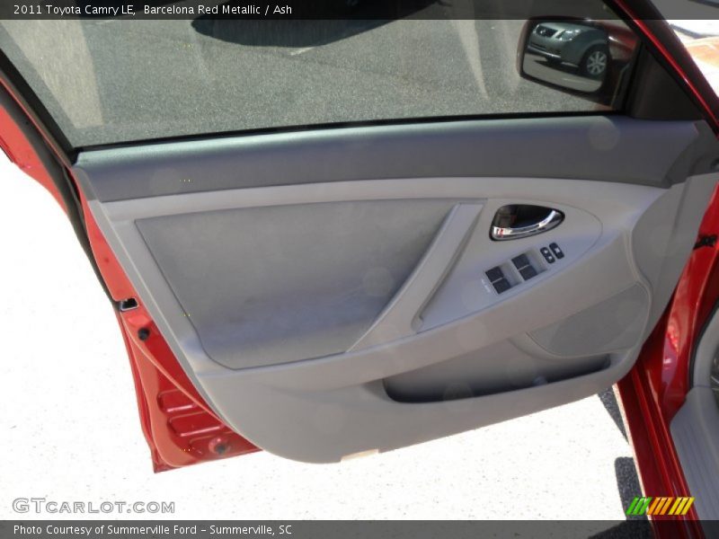 Barcelona Red Metallic / Ash 2011 Toyota Camry LE
