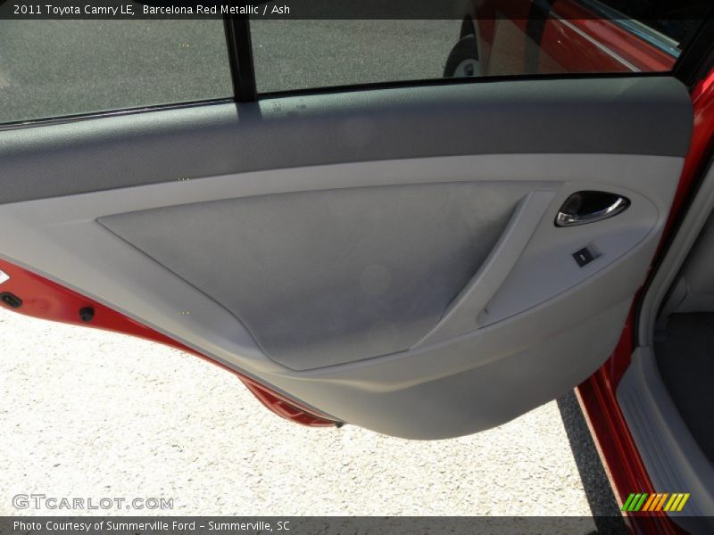 Barcelona Red Metallic / Ash 2011 Toyota Camry LE