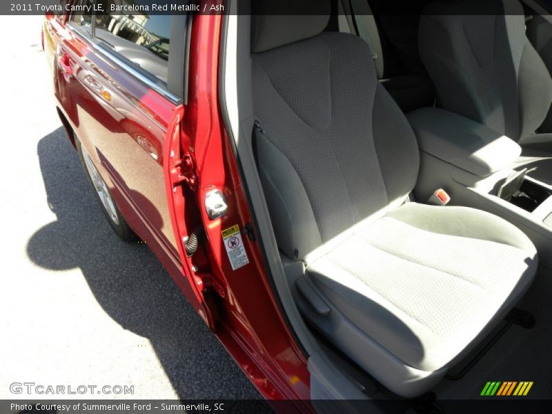 Barcelona Red Metallic / Ash 2011 Toyota Camry LE